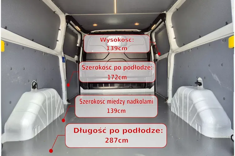 Ford Transit Custom Long 69999zł NETTO 2.0TdCi/131KM Automat zdjęcie 13