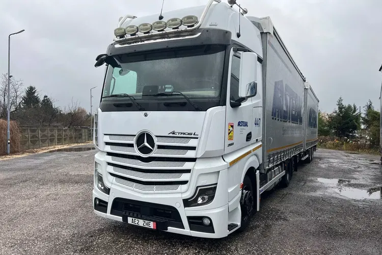 Mercedes ACTROS 2551 MP5 euro6 6x2 jumbo zestaw 120m 38palet zdjęcie 64