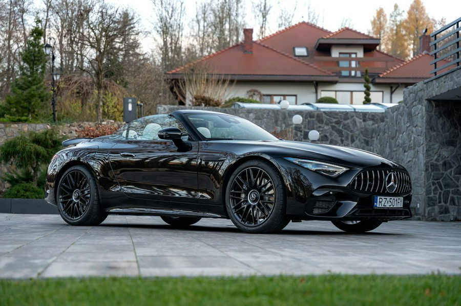 Mercedes SL 43 AMG CABRIO / 2.0 381KM / SALON POLSKA / BURMESTER / MASAŻE zdjęcie 