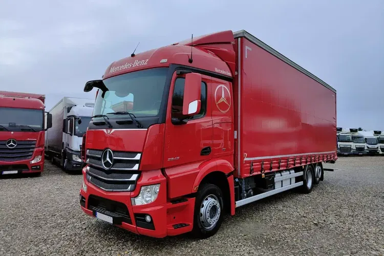 Mercedes ACTROS 2543 / 6x2 / FIRANKA 8.20m / EURO 6 / 699 TYS KM / zdjęcie 1