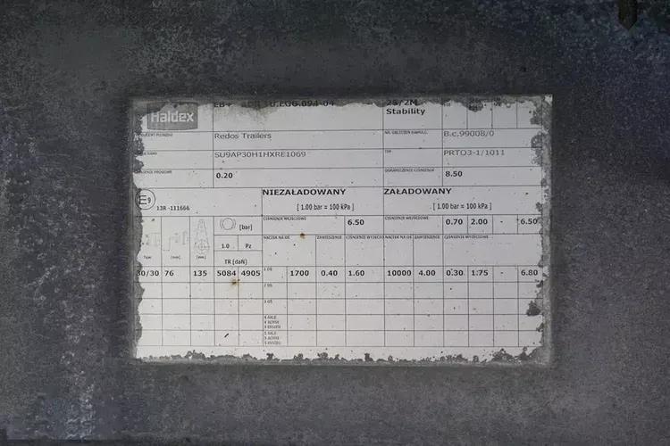 TANDEM / PRZEJAZDOWA / 7.75 M / 1 OŚ / ŁAD. 6410 KG zdjęcie 11