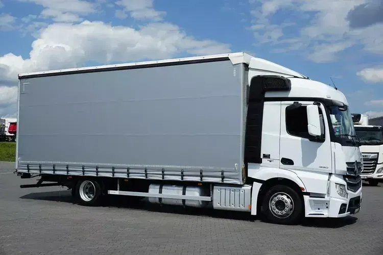 Mercedes ACTROS / 1830 ACC / E 6 / FIRANKA / 19 PALET / ŁAD. 8592 KG zdjęcie 4