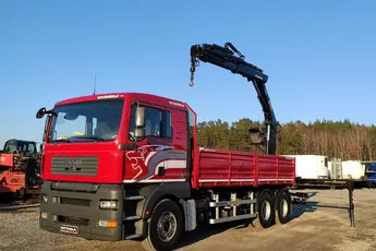 MAN Man 26.440 6x4 HDS HIAB 166 B-3 DUO Wywrotka Meiller 2-stronna