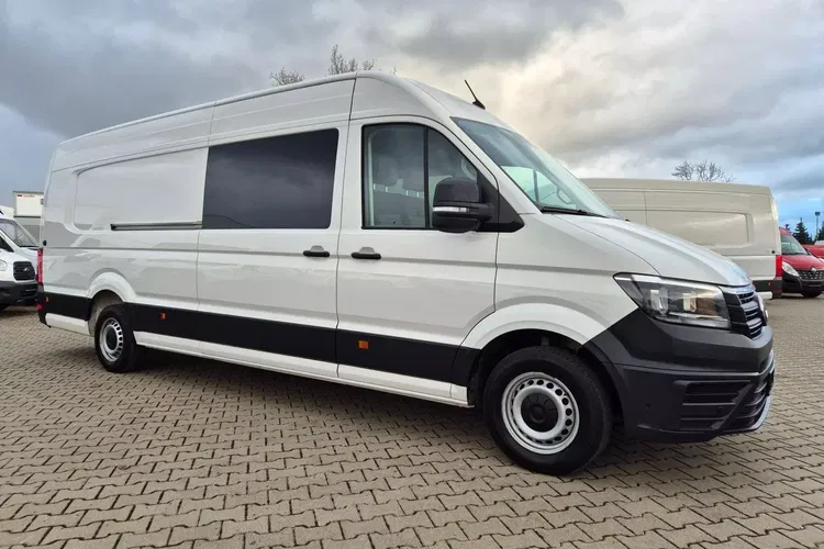 Volkswagen Crafter L4H2 124999zł NETTO Brygadówka 7 osób 2.0TDi/140KM zdjęcie 3