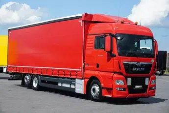 MAN TGX / 26.360 / ACC / E 6 / FIRANKA / 23 PALETY / DŁ. 9.4 M