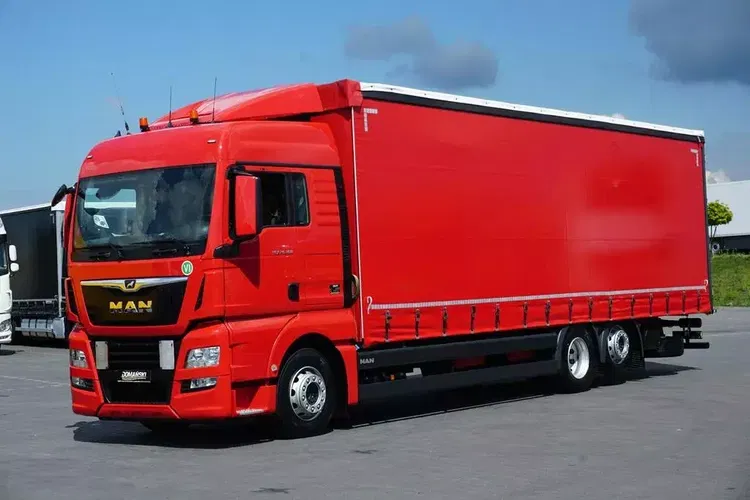 MAN TGX / 26.360 / ACC / E 6 / FIRANKA / 23 PALETY / DŁ. 9.4 M zdjęcie 2