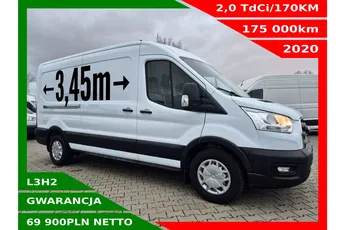 Ford Transit L3H2 Lift 69900zł NETTO 2.0TdCi/170KM