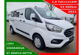 Ford Transit Custom Long 87900zł NETTO 2.0 TdCi/131KM