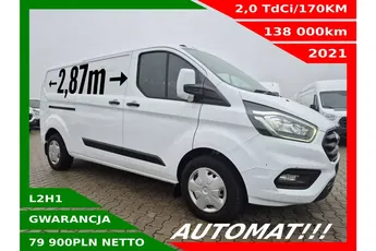 Ford Transit Custom Long 79900zł NETTO 2.0TdCi/170KM