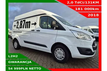 Ford Transit Custom L2H2 54999zł NETTO 2.0TdCi/131KM