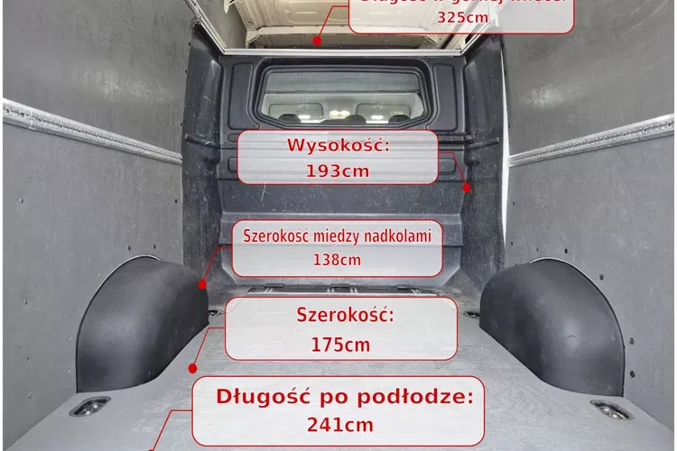 Volkswagen Crafter L2H2 85999zł NETTO Brygadówka 6 osób 2.0TDi/140KM zdjęcie 12