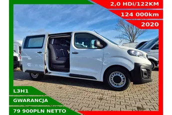 Peugeot Expert L3H1 79900zł NETTO Brygadówka 6 osób ExtraLong 2.0HDi/122KM