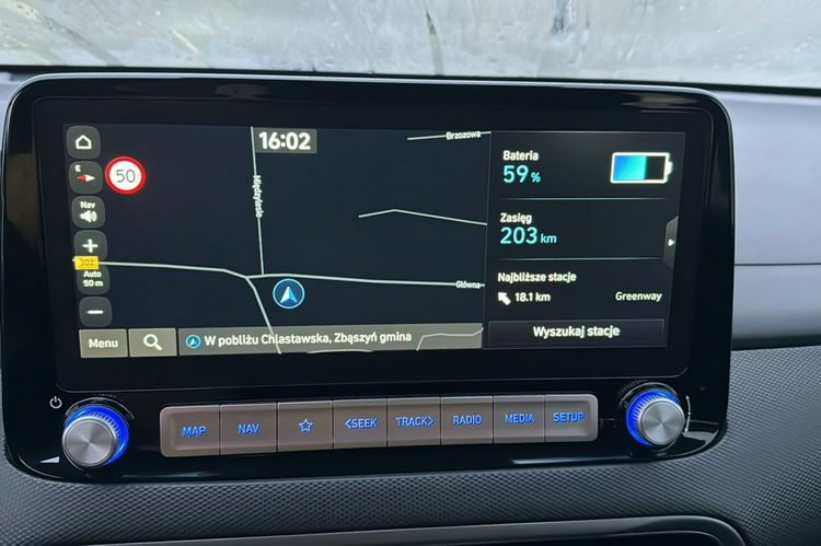 Hyundai Kona elektryk, 10tys.km, VAT23% zdjęcie 9