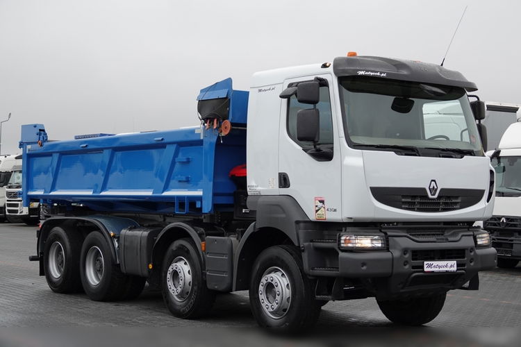 Renault KERAX 430 / 8x4 / WYWROTKA / HYDROBURTA / HYDROKLAPA / BORDMATIC / EURO 5 EEV zdjęcie 12