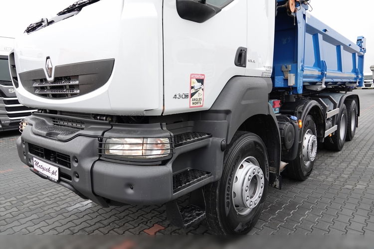 Renault KERAX 430 / 8x4 / WYWROTKA / HYDROBURTA / HYDROKLAPA / BORDMATIC / EURO 5 EEV zdjęcie 14