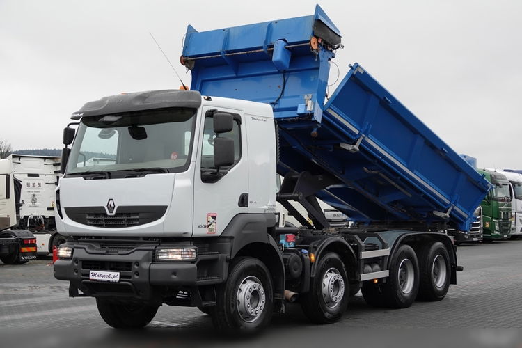 Renault KERAX 430 / 8x4 / WYWROTKA / HYDROBURTA / HYDROKLAPA / BORDMATIC / EURO 5 EEV zdjęcie 1