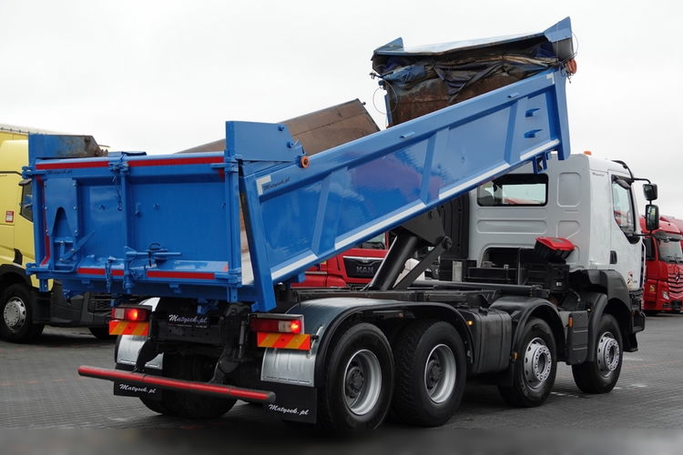 Renault KERAX 430 / 8x4 / WYWROTKA / HYDROBURTA / HYDROKLAPA / BORDMATIC / EURO 5 EEV zdjęcie 3