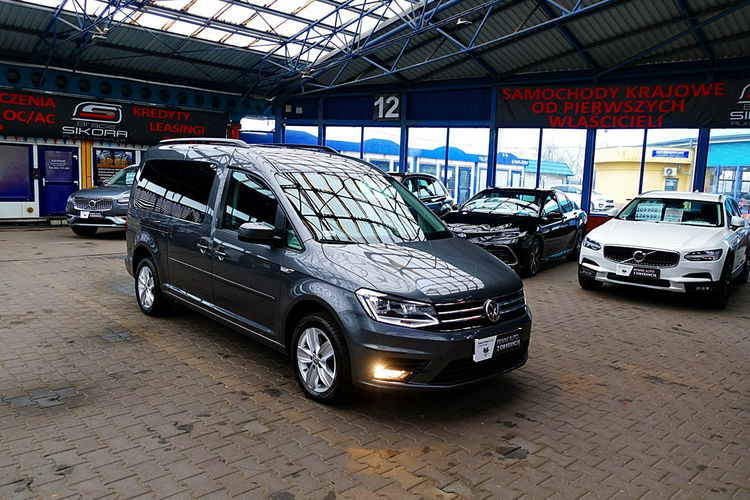Volkswagen Caddy MAXi Automat 150KM FulLed NAVI ACC 3Lata GWAR. I-wł Kraj Bezwyp F23% 4x2 zdjęcie 3