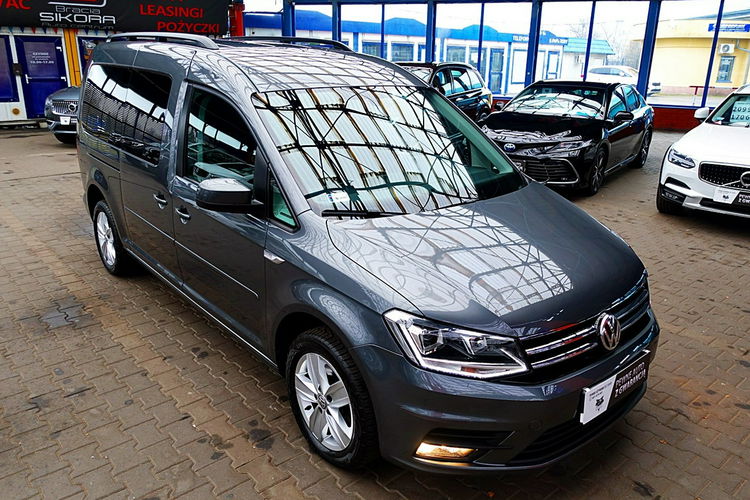Volkswagen Caddy MAXi Automat 150KM FulLed NAVI ACC 3Lata GWAR. I-wł Kraj Bezwyp F23% 4x2 zdjęcie 49