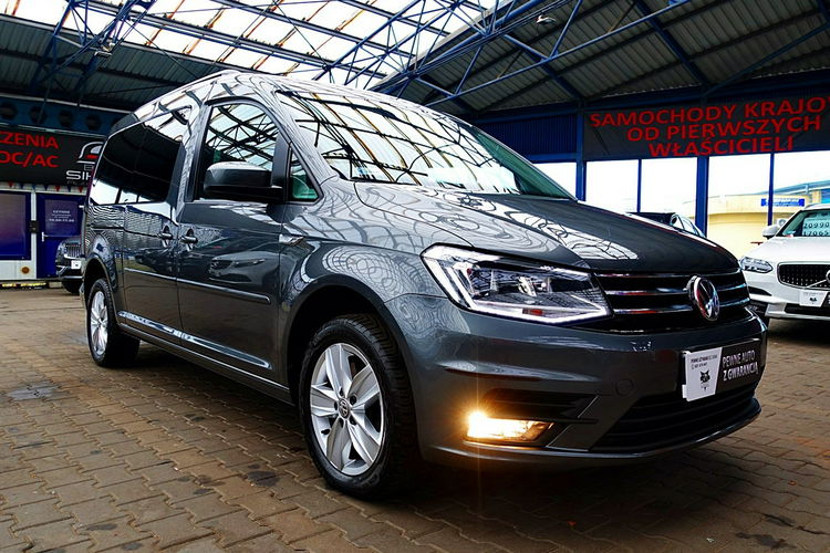 Volkswagen Caddy MAXi Automat 150KM FulLed NAVI ACC 3Lata GWAR. I-wł Kraj Bezwyp F23% 4x2 zdjęcie 56