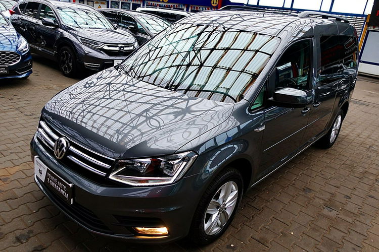 Volkswagen Caddy MAXi Automat 150KM FulLed NAVI ACC 3Lata GWAR. I-wł Kraj Bezwyp F23% 4x2 zdjęcie 57
