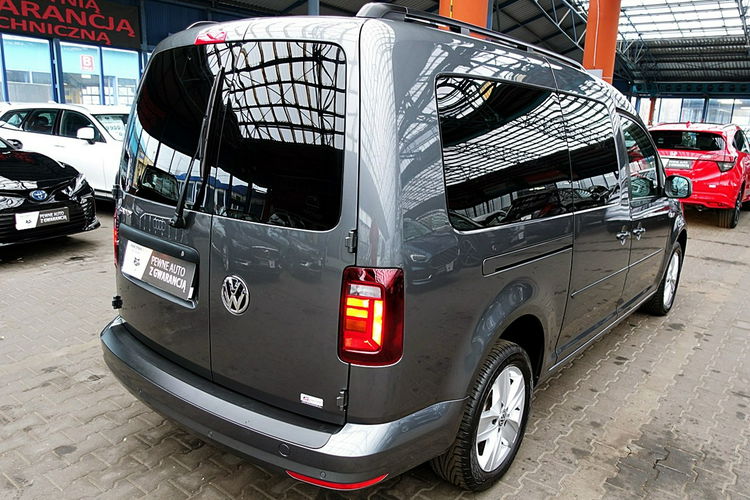 Volkswagen Caddy MAXi Automat 150KM FulLed NAVI ACC 3Lata GWAR. I-wł Kraj Bezwyp F23% 4x2 zdjęcie 59