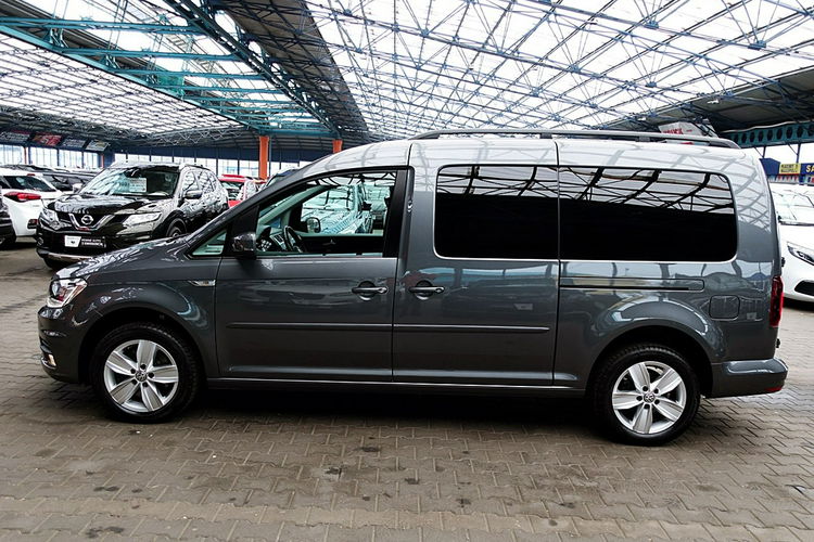 Volkswagen Caddy MAXi Automat 150KM FulLed NAVI ACC 3Lata GWAR. I-wł Kraj Bezwyp F23% 4x2 zdjęcie 63