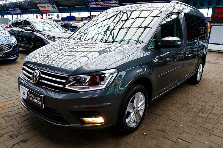 Volkswagen Caddy MAXi Automat 150KM FulLed NAVI ACC 3Lata GWAR. I-wł Kraj Bezwyp F23% 4x2 zdjęcie 65