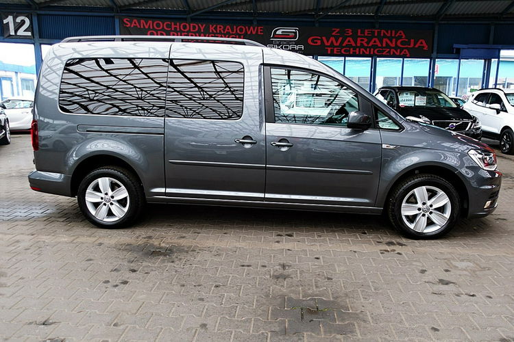 Volkswagen Caddy MAXi Automat 150KM FulLed NAVI ACC 3Lata GWAR. I-wł Kraj Bezwyp F23% 4x2 zdjęcie 67