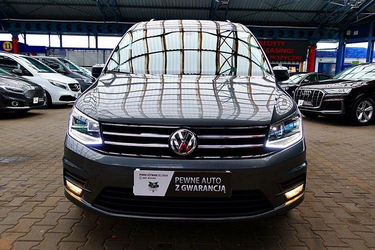 Volkswagen Caddy MAXi Automat 150KM FulLed NAVI ACC 3Lata GWAR. I-wł Kraj Bezwyp F23% 4x2 zdjęcie 68