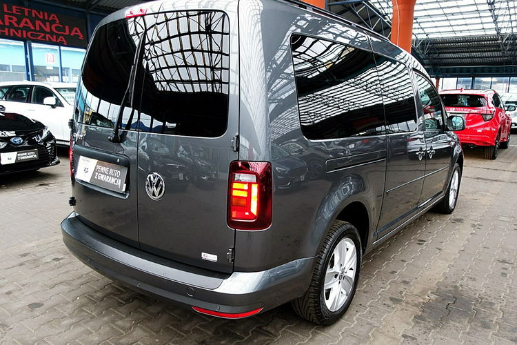 Volkswagen Caddy MAXi Automat 150KM FulLed NAVI ACC 3Lata GWAR. I-wł Kraj Bezwyp F23% 4x2 zdjęcie 72