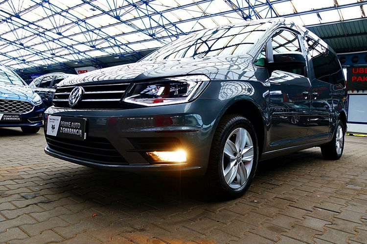 Volkswagen Caddy MAXi Automat 150KM FulLed NAVI ACC 3Lata GWAR. I-wł Kraj Bezwyp F23% 4x2 zdjęcie 73