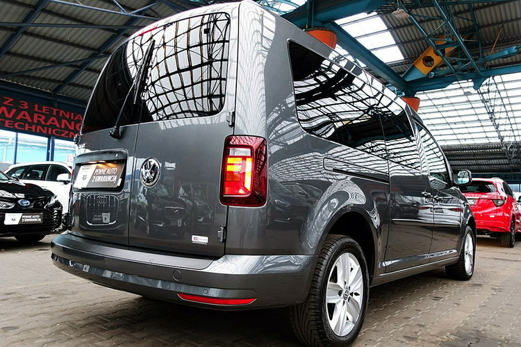 Volkswagen Caddy MAXi Automat 150KM FulLed NAVI ACC 3Lata GWAR. I-wł Kraj Bezwyp F23% 4x2 zdjęcie 76