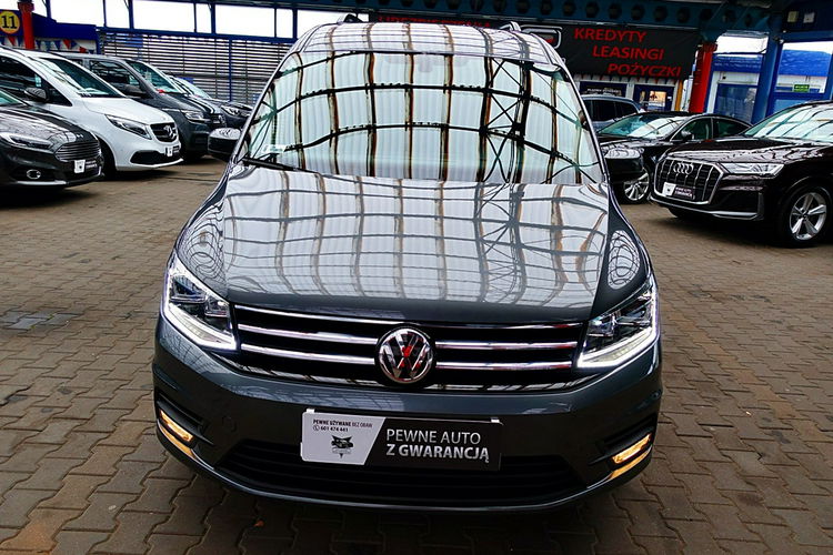 Volkswagen Caddy MAXi Automat 150KM FulLed NAVI ACC 3Lata GWAR. I-wł Kraj Bezwyp F23% 4x2 zdjęcie 77