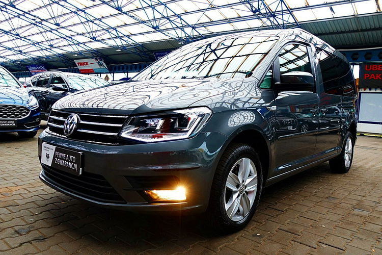 Volkswagen Caddy MAXi Automat 150KM FulLed NAVI ACC 3Lata GWAR. I-wł Kraj Bezwyp F23% 4x2 zdjęcie 6