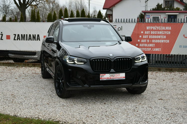 BMW X3 sDrive30i 249KM 2022r. Mpakiet Panorama Kamera 3xklima Skóra zdjęcie 18