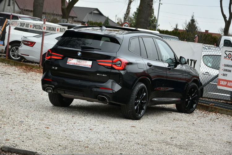 BMW X3 sDrive30i 249KM 2022r. Mpakiet Panorama Kamera 3xklima Skóra zdjęcie 23