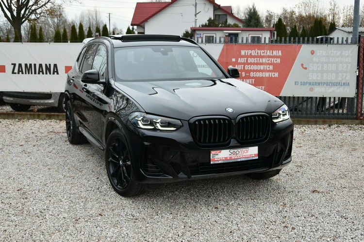 BMW X3 sDrive30i 249KM 2022r. Mpakiet Panorama Kamera 3xklima Skóra zdjęcie 24