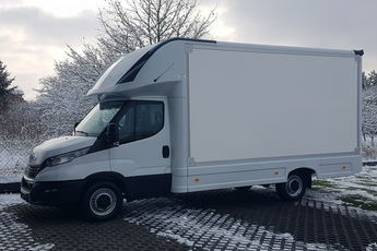 Iveco Daily KONTENER NISKOPODŁOGOWY 4.43x2.23x2.42 SKLEP FOODTRUCK KAMPER KLIMA