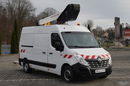 Renault MASTER / PODNOŚNIK KOSZOWY – 10, 5 metra / BLASZAK + WZWYŻKA / SPROWADZONY / PO KONTRAKCIE SERWISOWYM zdjęcie 9