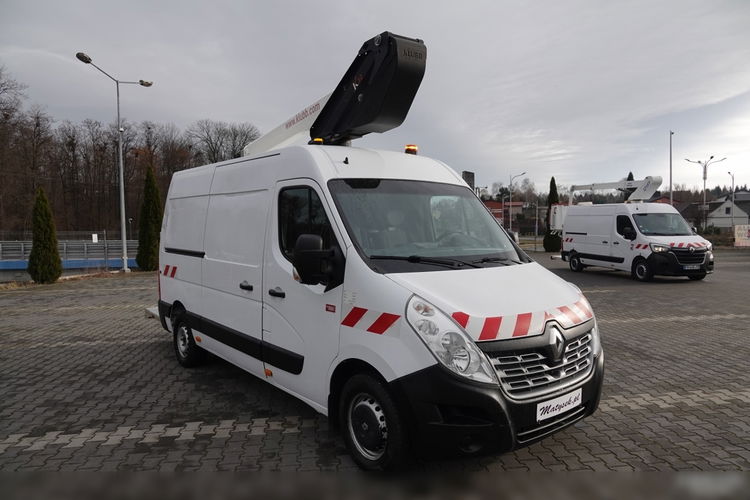 Renault MASTER / PODNOŚNIK KOSZOWY – 10, 5 metra / BLASZAK + WZWYŻKA / SPROWADZONY / PO KONTRAKCIE SERWISOWYM zdjęcie 10
