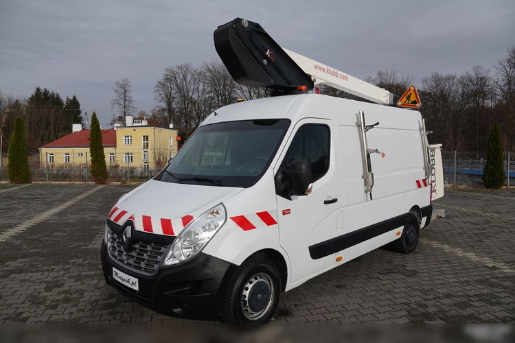 Renault MASTER / PODNOŚNIK KOSZOWY – 10, 5 metra / BLASZAK + WZWYŻKA / SPROWADZONY / PO KONTRAKCIE SERWISOWYM zdjęcie 11