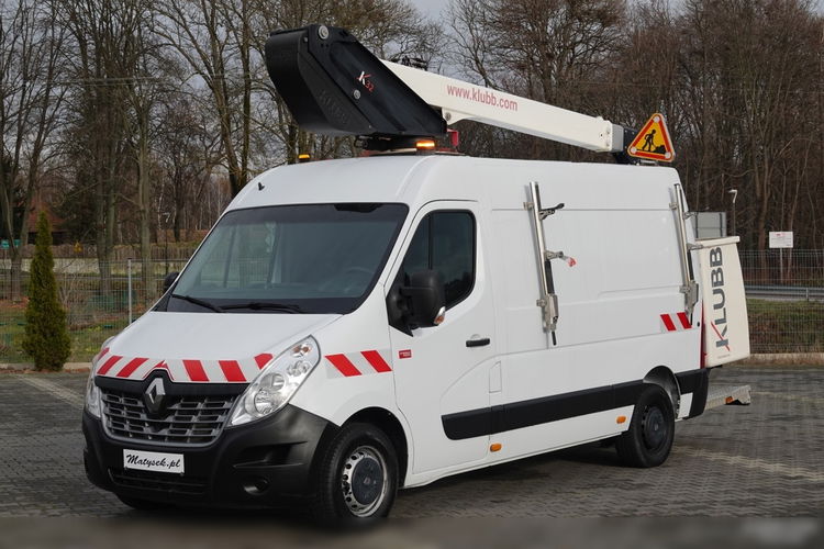 Renault MASTER / PODNOŚNIK KOSZOWY – 10, 5 metra / BLASZAK + WZWYŻKA / SPROWADZONY / PO KONTRAKCIE SERWISOWYM zdjęcie 12