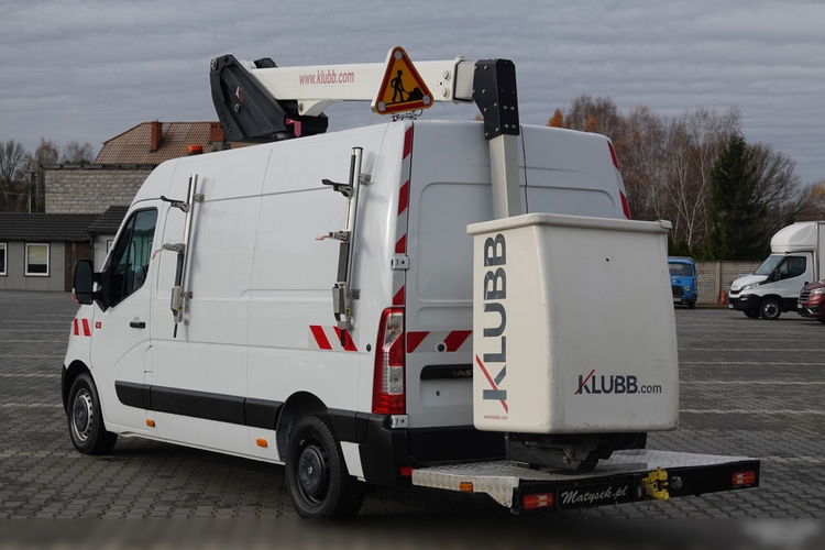 Renault MASTER / PODNOŚNIK KOSZOWY – 10, 5 metra / BLASZAK + WZWYŻKA / SPROWADZONY / PO KONTRAKCIE SERWISOWYM zdjęcie 14
