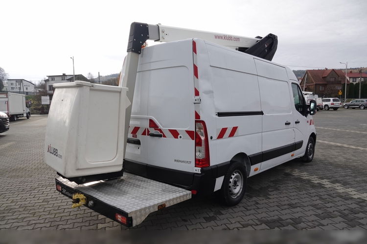 Renault MASTER / PODNOŚNIK KOSZOWY – 10, 5 metra / BLASZAK + WZWYŻKA / SPROWADZONY / PO KONTRAKCIE SERWISOWYM zdjęcie 15