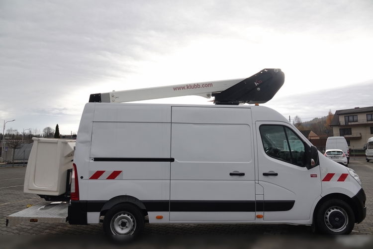 Renault MASTER / PODNOŚNIK KOSZOWY – 10, 5 metra / BLASZAK + WZWYŻKA / SPROWADZONY / PO KONTRAKCIE SERWISOWYM zdjęcie 23