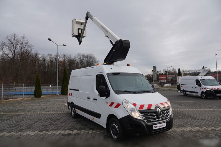 Renault MASTER / PODNOŚNIK KOSZOWY – 10, 5 metra / BLASZAK + WZWYŻKA / SPROWADZONY / PO KONTRAKCIE SERWISOWYM zdjęcie 3