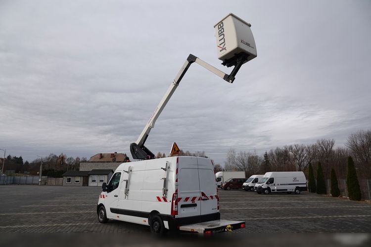 Renault MASTER / PODNOŚNIK KOSZOWY – 10, 5 metra / BLASZAK + WZWYŻKA / SPROWADZONY / PO KONTRAKCIE SERWISOWYM zdjęcie 5
