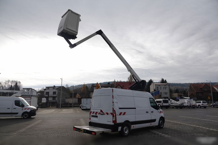 Renault MASTER / PODNOŚNIK KOSZOWY – 10, 5 metra / BLASZAK + WZWYŻKA / SPROWADZONY / PO KONTRAKCIE SERWISOWYM zdjęcie 7
