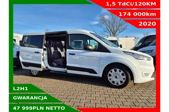 Ford Transit Connect Long 47999zł NETTO 1, 5TdCi/120KM